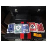 Multi Game Board, Cards, Poker Chips