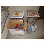 Mosaic Plant Stands, Patio Decor