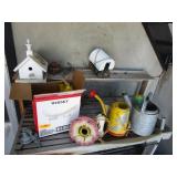 Bird Houses, Watering Cans, Hanging Porch Decor