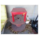 Red Table, Red Spool Table