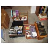 VHS, Cassettes, VHS Player, DVDs,