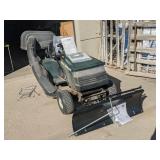 Craftsman 42' Riding Mower, Grass Catcher, Plow