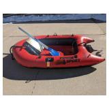 Power Sport Raft / Boat With Motor, Oars, Pump