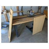 Montgomery Ward Power Kraft Circular Saw / Bench