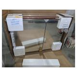 Kohler Two Door Beveled Silver Interior Bathroom