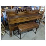 Winter Company Piano, Bench (Missing Some Keys)
