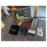 Union Pacific Thermometer, Matches, Keychains