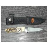 Youth Faux Stag 6.5" Overall Sheath