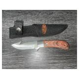 Cub GutHook Pakkawood Handle 7" Overall, Sheath