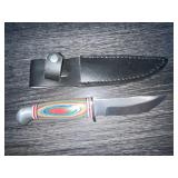 Small Tiger Skinner 8.5" Overall, Colorwood Handle