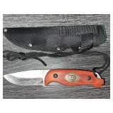 Bear Medallion Hunter 7.5" Overall, Lanyard Sheath