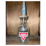 Conoco Oil Bottle with Metal Spout