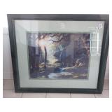 Framed Scenic Picture 36" x 31"