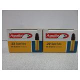 2) Aguila .22 LR RN 40 GR