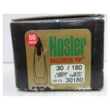 Nosler Ballistic Tip .308 Spitzer 180 GR Bullets