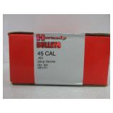 Hornady .45 Cal 230 GR FMJ-RN Bullets (500 Count)