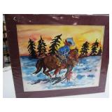 Horse Painting by Daema