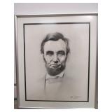 Framed Abraham Lincoln Print