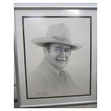 Framed John Wayne Print