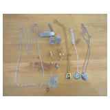 Necklaces, Earrings, Pins, Cuff Links,