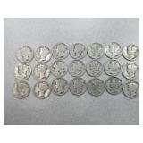 21) Mercury Dimes