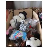 Large Box of Stuffed Animals