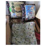 Sewn Gardener Pillows and Blanket