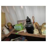 Home Decor: Small Globe, Candle, Lightbulbs,