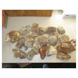 Various Sized Agate Rocks, Geodes