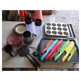 Knife Set, Pie Ties, Muffin Tin, Baking Sheets