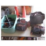 Tool Belt, Makita Drill, Tire Iron, Jack and More