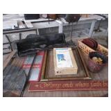 Shelf, Cast Iron Bell, Frame, Corner Shelf, Pig,