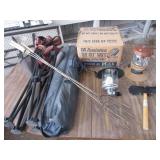 Clay Pigeons, Lanterns, Tent, Camp Chair, Fire