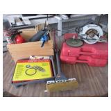 Rockwell Saw, Empty Cases, Shelf Brackets, Air