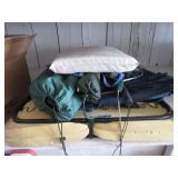 Fish Nets, Flippers, Folding Pad, Chairs,