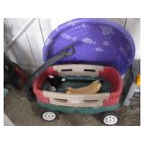 Wagon, Stick Horse, Kiddie Pool, Swing