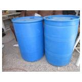 2) 55 Gal Drums