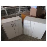 Metal Cabinet, Wood Cabinet, Wire Rack