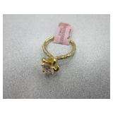 Gold Cubic Zirconia Ring