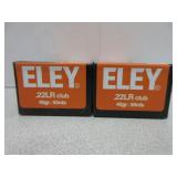 2) Eley .22 LR Ammunition