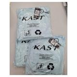 3) Blue Large Size Kast Gear Shirts