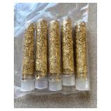 5) Small Vials of Golden Flakes
