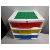 Three Drawer Organizer with Hot Wheels Cars