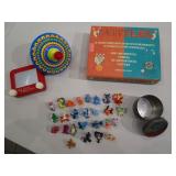 Skittle Table Top Game, Metal Top, Etch-A-Sketch