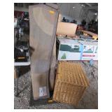 Larger Weaved Basket, Entryway Rug,