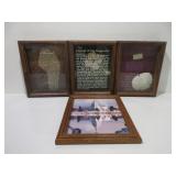Religious Framed Photo, Sand Dollar Frame,
