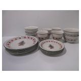 Country Crock Tree Plate, Bowl, and Cups Sets