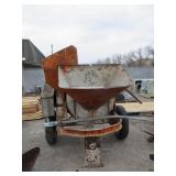 Cement Mixer on Trailer