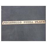 Pocatello Pizza Place Sign