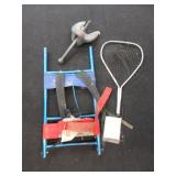 Backpack Frame, Straps, Fishing Net, Poncho
